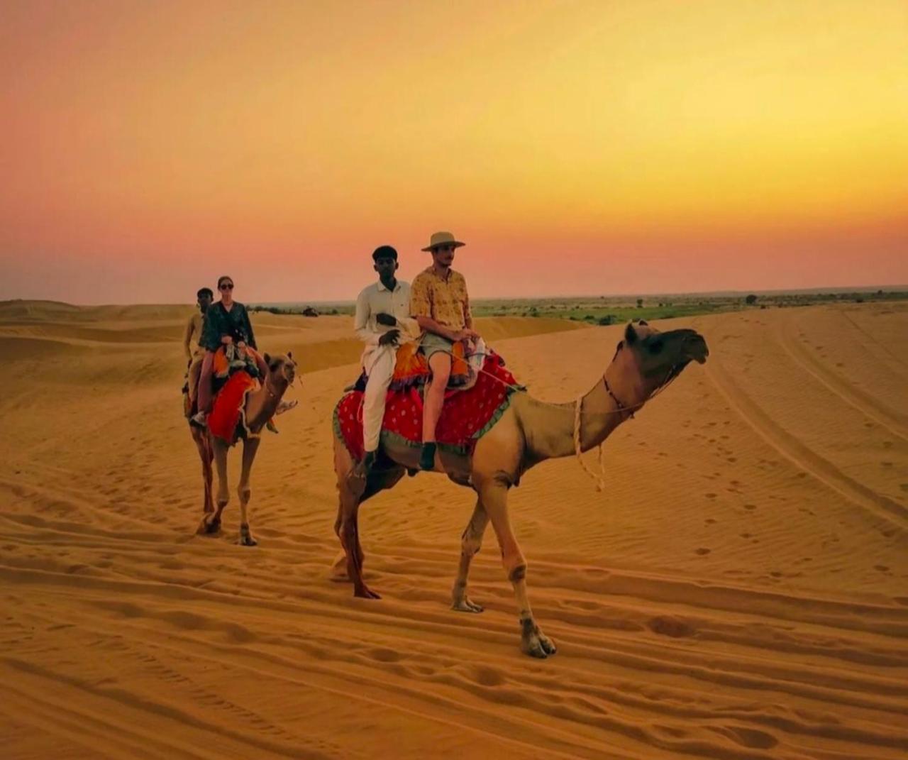 The Saffron Desert Camp Jaisalmer Bagian luar foto