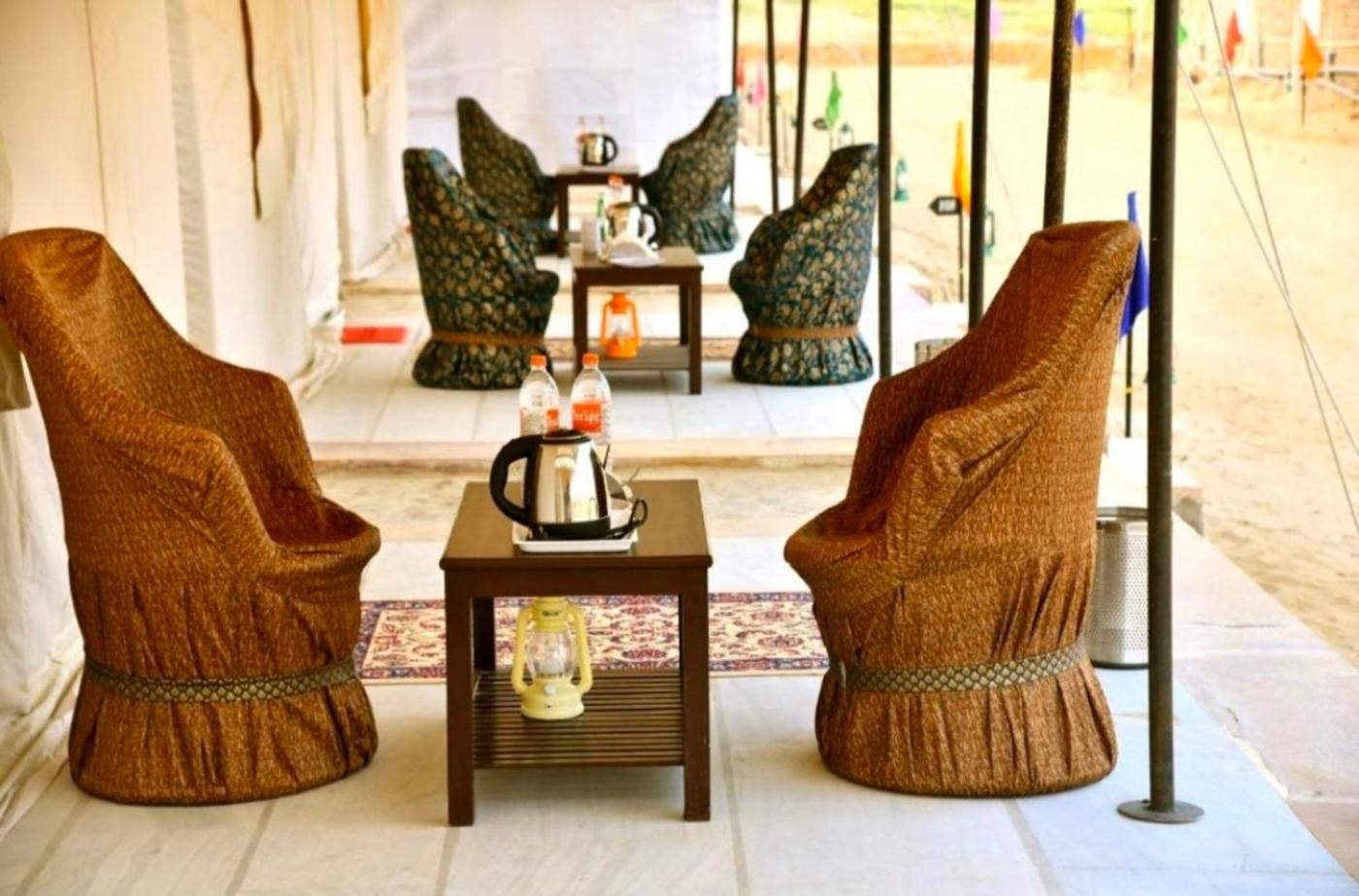 The Saffron Desert Camp Jaisalmer Bagian luar foto