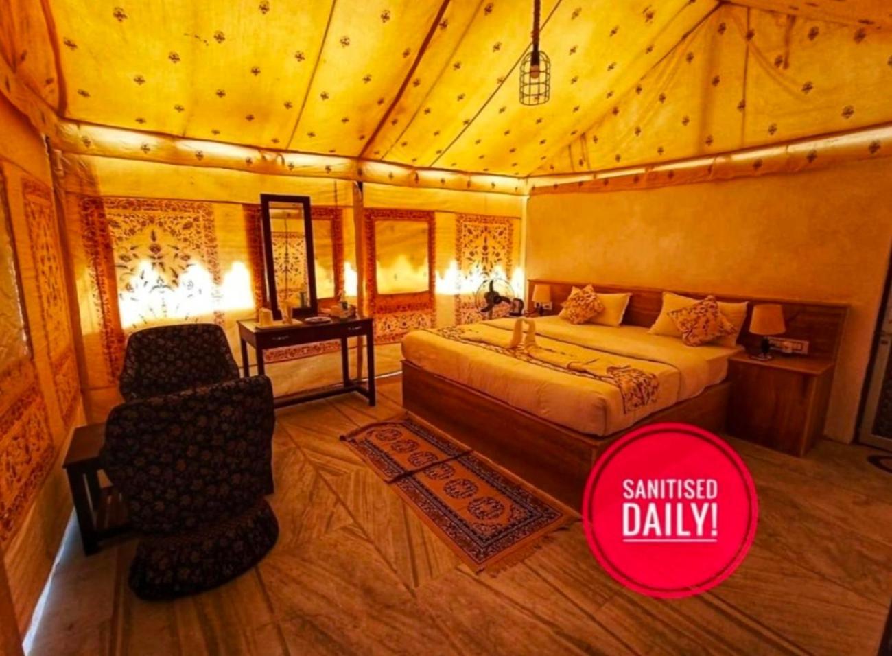 The Saffron Desert Camp Jaisalmer Bagian luar foto